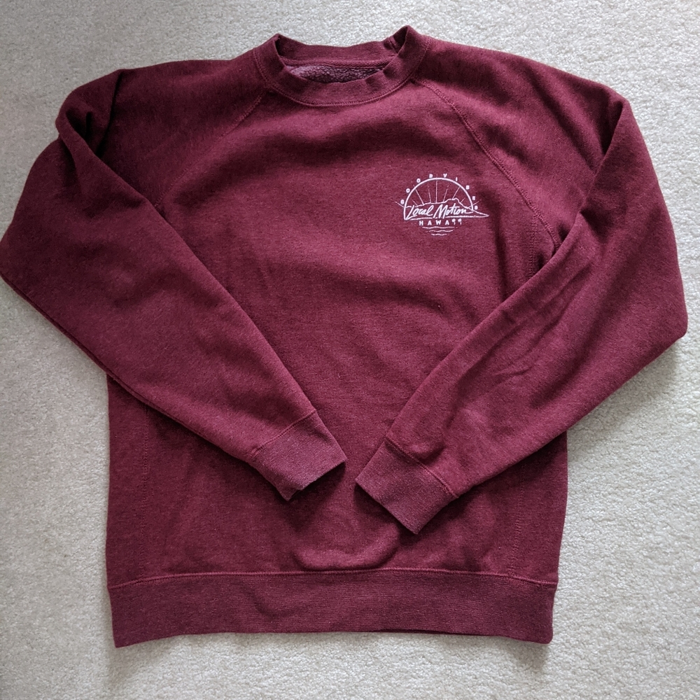 Local Motion burgundy sweatshirt